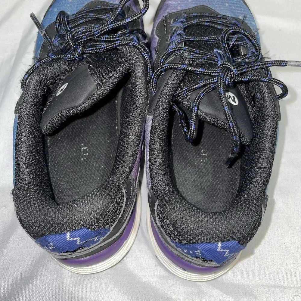 Merrell Moab Speed Shoes Youth Size 5‎ Blue Black Athletic Hiking Sneakers